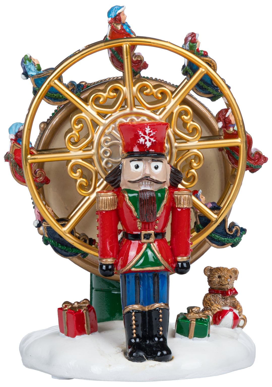 SPIELDOSE RIESENRAD MIT NUSSKNACKER 14