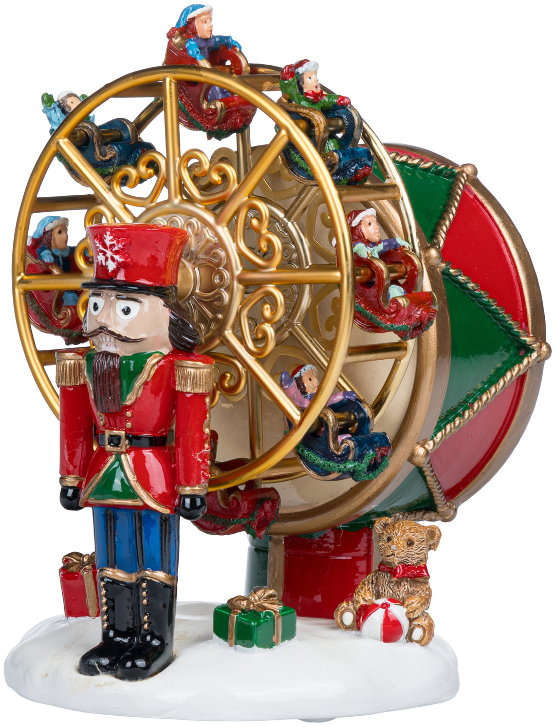 SPIELDOSE RIESENRAD MIT NUSSKNACKER 14