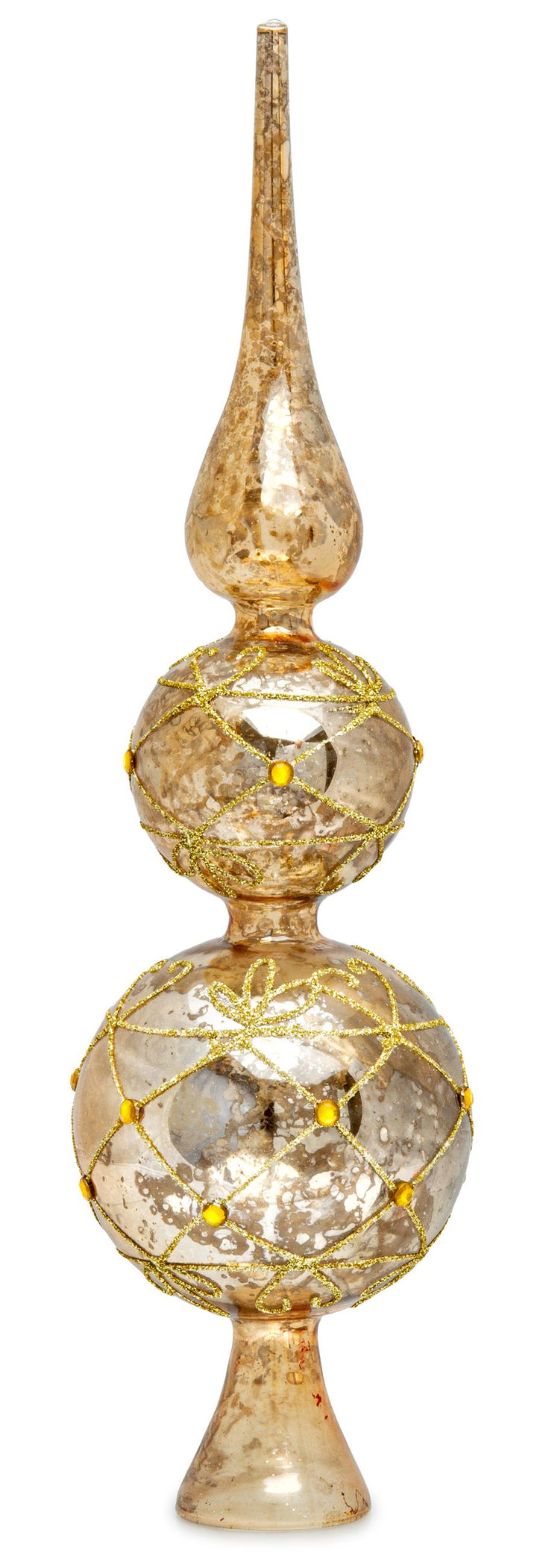 Christbaumspitze No.4 - antik gold