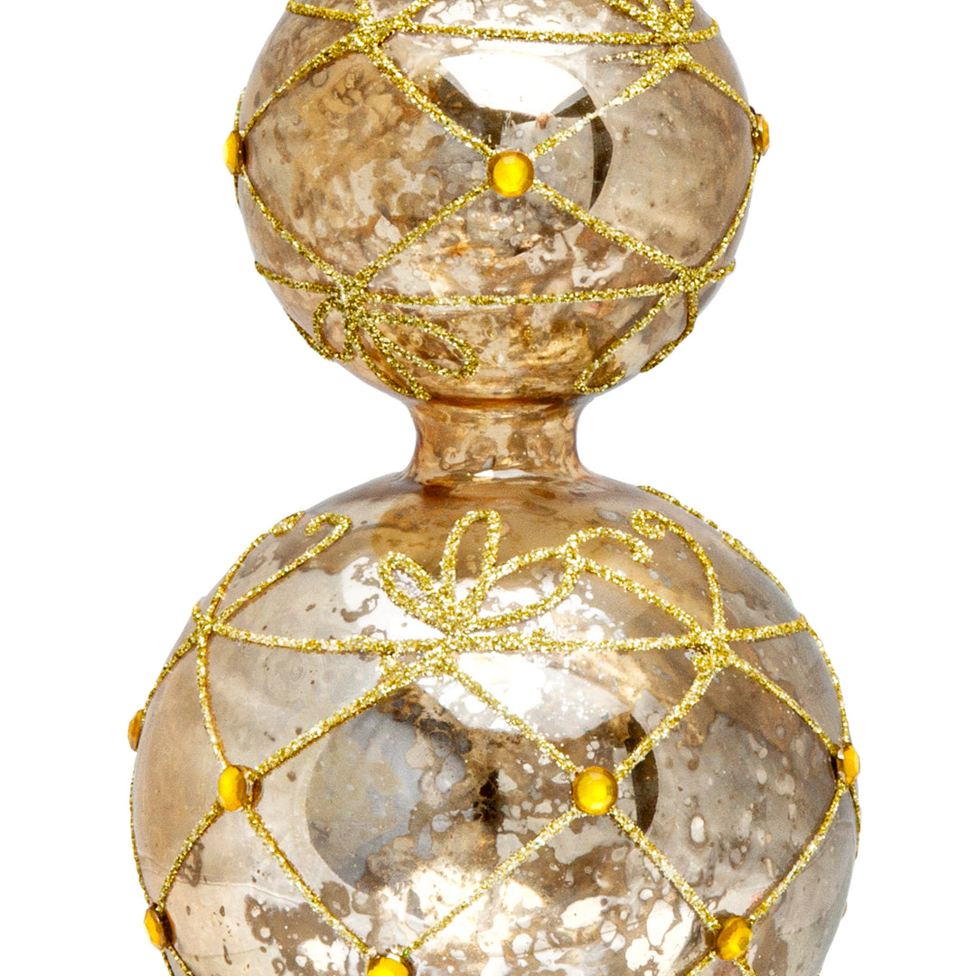 Christbaumspitze No.4 - antik gold