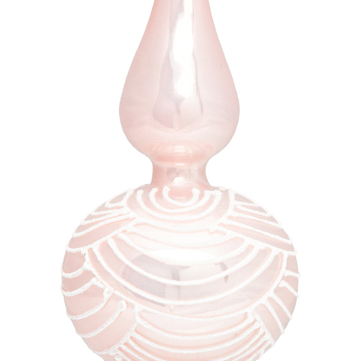 SIKORA SP6 Highlights Christbaumspitze aus Glas mit Glitzer Verzierung 2 Größen