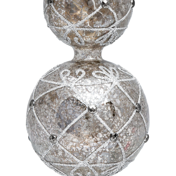 Christbaumspitze No.4 - antik silber