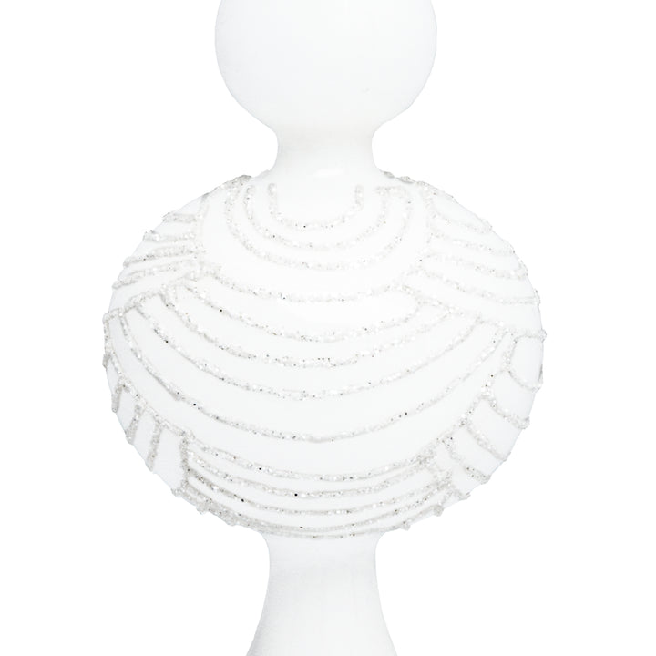 SIKORA SP6 Highlights Christbaumspitze aus Glas mit Glitzer Verzierung 2 Größen